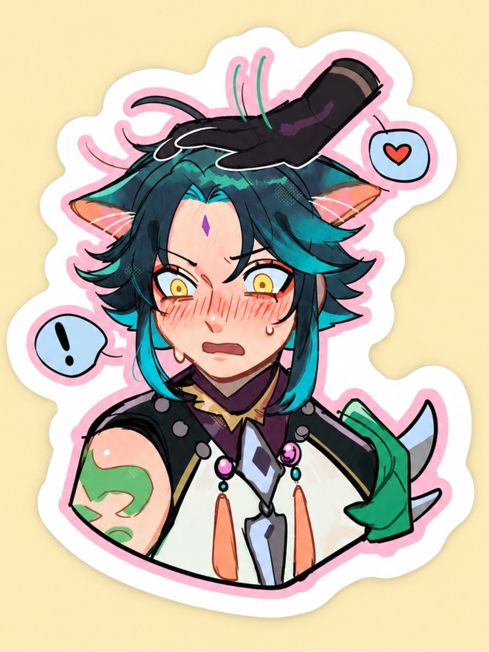 Xiao | Genshin Impact | Anime Gaming Vinyl Sticker | 5/$10